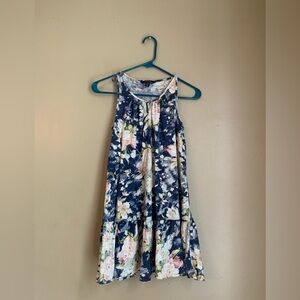 Polo Ralph Lauren kids dress floral tank ruffle hem dress wedding summer 8-10